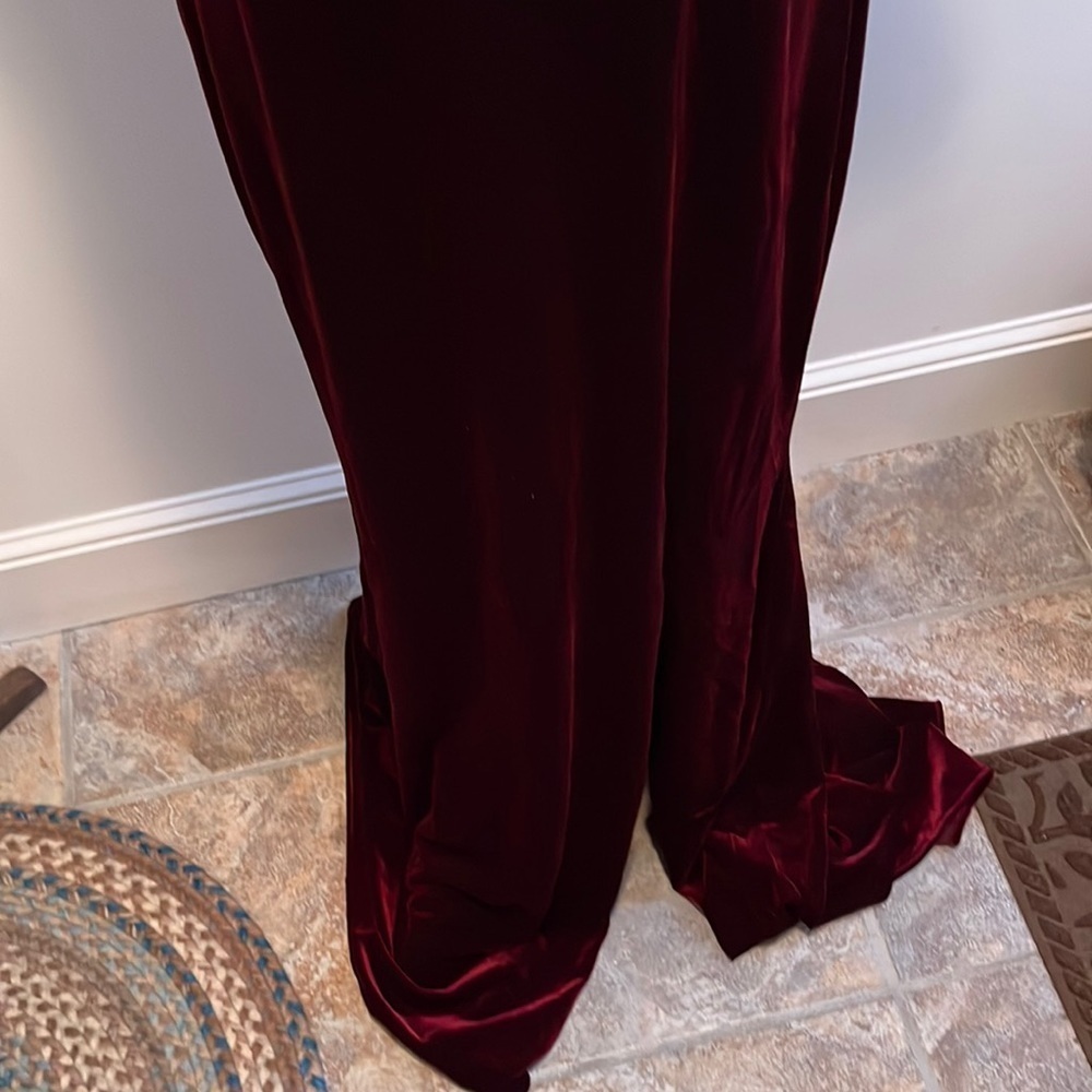 BHLDN Fawn Red Velvet Dress Size 14 NWT - Picture 8 of 17